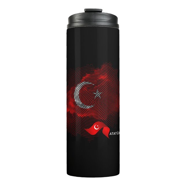 Turkey flag thermal tumbler (Front)