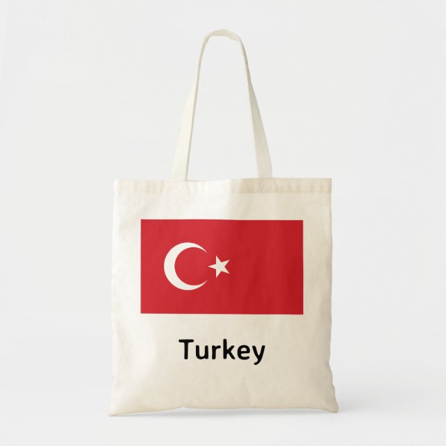 Turkey Flag Tote Bag