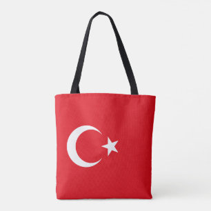 Turkey Flag Tote Bag