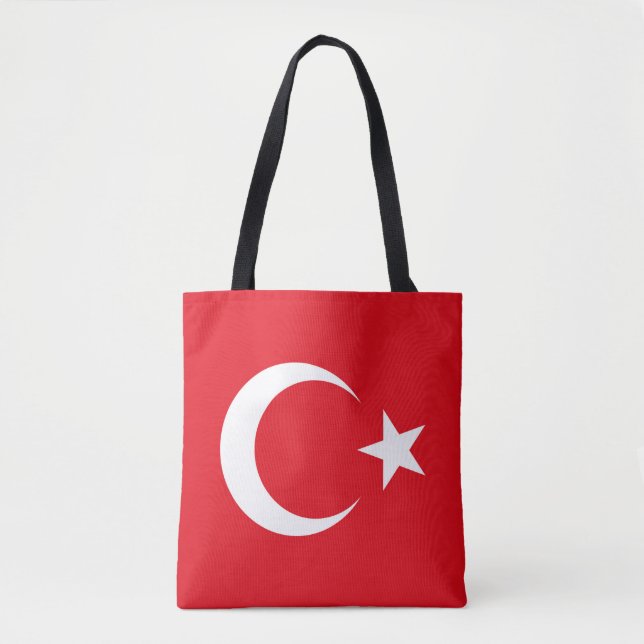 Turkey Flag Tote Bag (Front)
