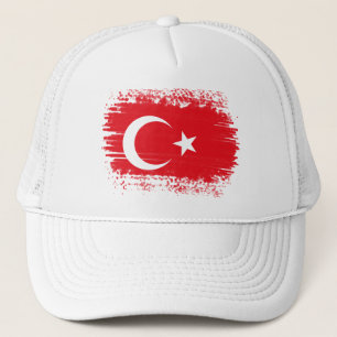 Turkey flag  trucker hat