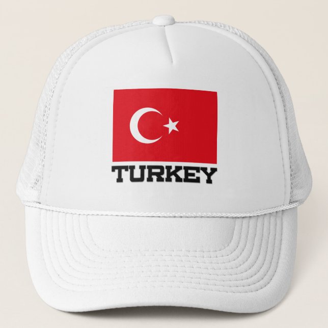 Turkey Flag Trucker Hat (Front)
