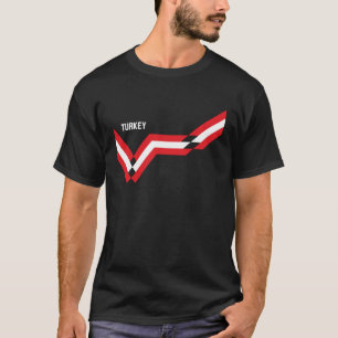 Turkey Flag Turkish Heritage Vintage Turkish Flag T-Shirt
