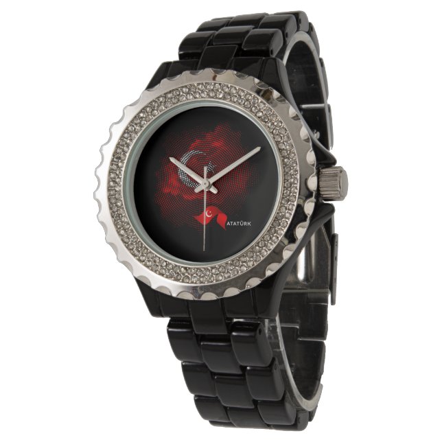 Turkey flag watch (Angled)
