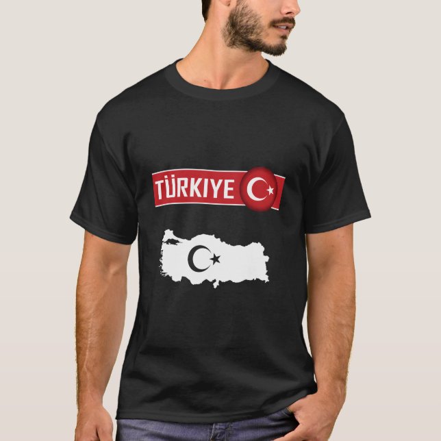 Turkey Flagturk Bayragiturkiyeturkey T-Shirt (Front)