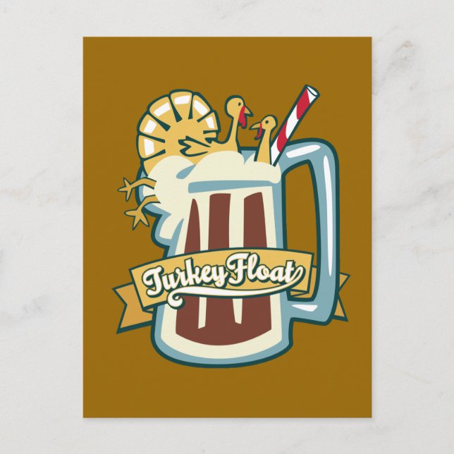 Turkey Float Postcard (Front)