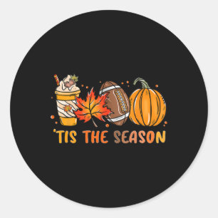 Turkey Football Outfit Kids Adults Mens Boys Thank Classic Round Sticker