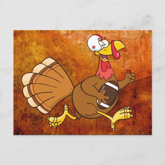 turkey football player postcard (Front)