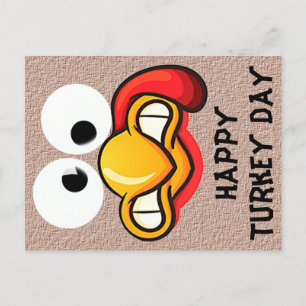 Turkey Funny Face Postcard