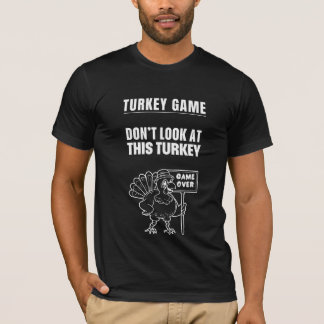 Turkey Game - Funny Men's Black T-Shirt