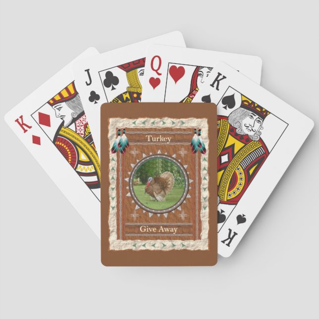 Turkey Give Away Energy Playing Cards (Back)