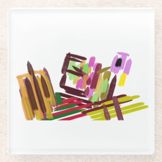 Turkey  glass coaster (Front)