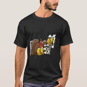 Turkey Goalie Soccer 67 Six Seven Boys Thanksgivin T-Shirt