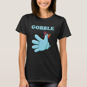 Turkey Gobble Glove Nurse Medical RN ER Fall Thank T-Shirt
