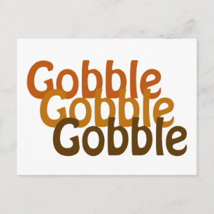 Turkey Gobble Postcard