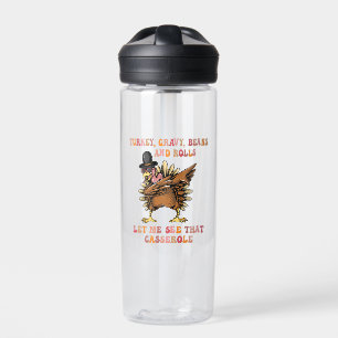 Turkey Gravy Beans And Rolls Let Me Water Bottle