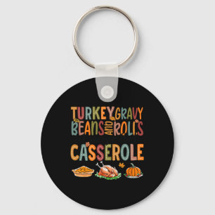 Turkey Gravy Beans Rolls Let Me See That Cerole Key Ring