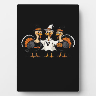 Turkey Halloween Boo, Thanksgiving Turkey, Spooky  Plaque