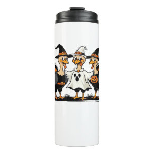 Turkey Halloween Boo, Thanksgiving Turkey, Spooky  Thermal Tumbler