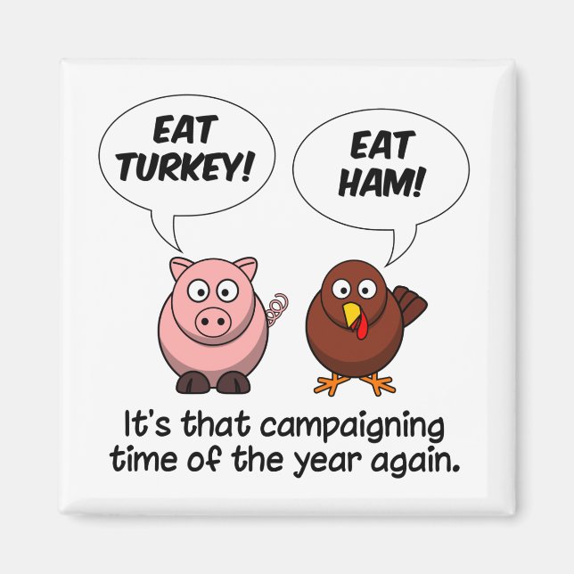 Turkey & Ham magnet (Front)