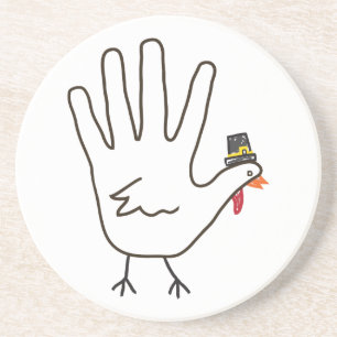 turkey hand coaster