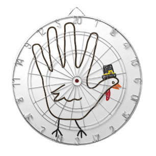 turkey hand dartboard