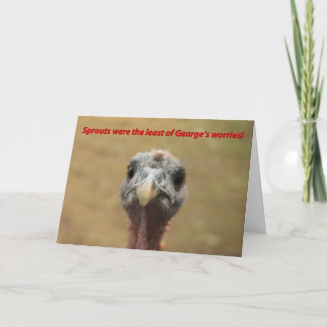 turkey holiday card (Front)