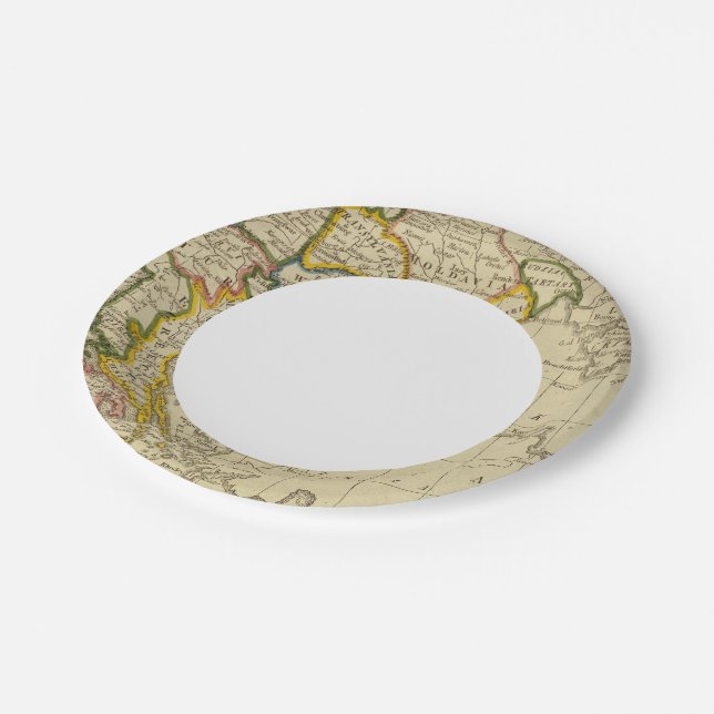 Turkey, Hungary Paper Plate (Angled)
