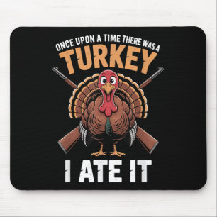 Turkey Hunting Dad Son Hunter Animal Sarcastic Fun Mouse Mat