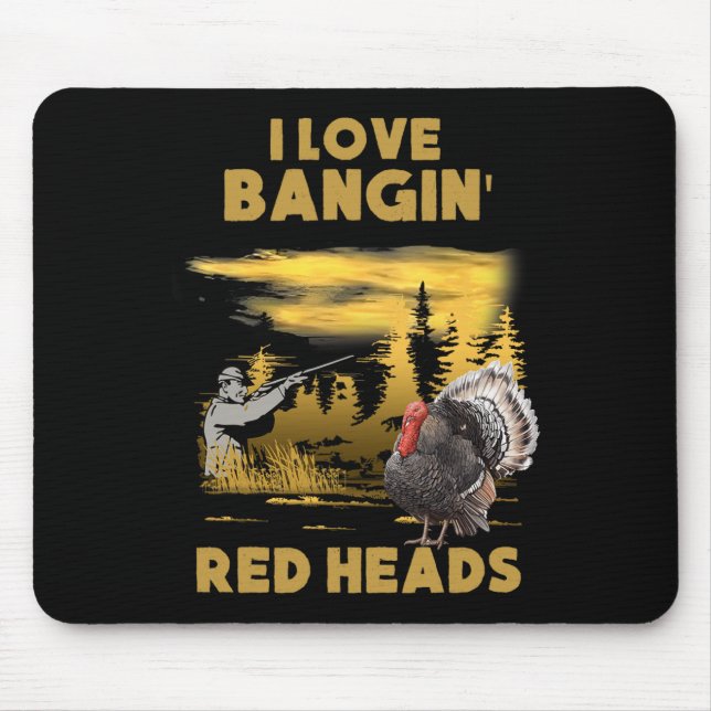 Turkey Hunting  Mouse Mat (Front)