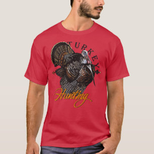 Turkey Hunting Vintage Hunting Funny Thanksgiving  T-Shirt