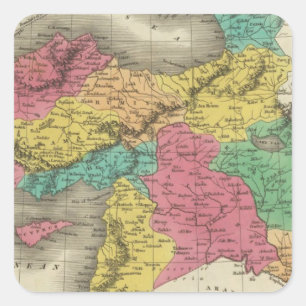 Turkey In Asia 3 Square Sticker