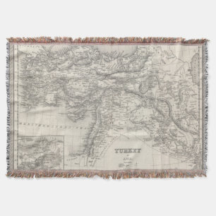 Turkey in Asia 4 Throw Blanket
