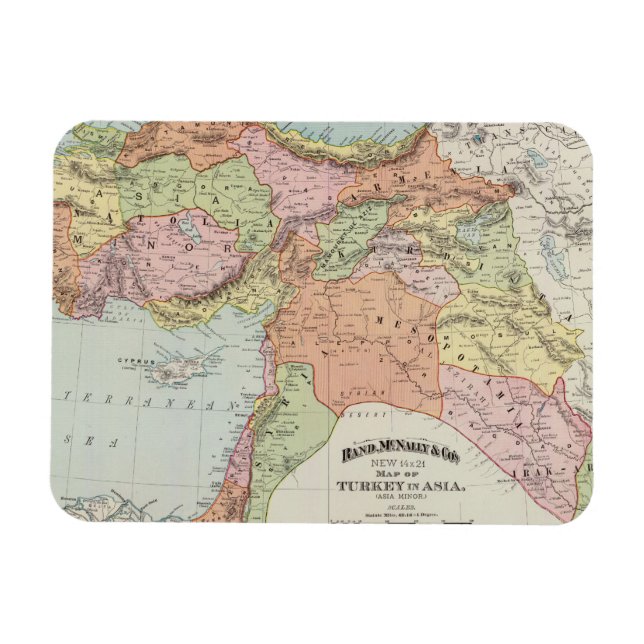 Turkey in Asia 6 Magnet (Horizontal)