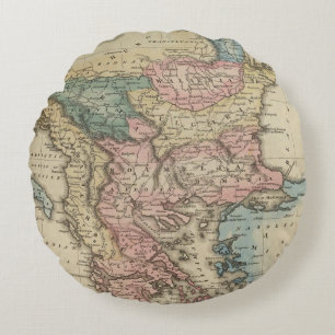 Turkey In Europe 2 Round Cushion