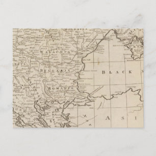 Turkey, in Europe and Hungary Postcard
