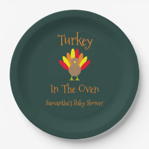 Turkey In The Oven Paper Plate