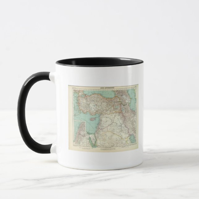 Turkey, Iraq, Asia Mug (Left)