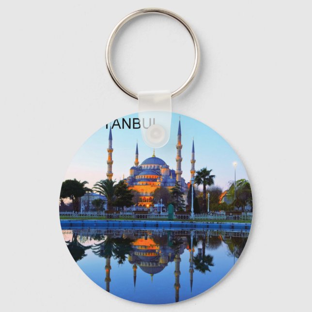 Turkey Istanbul Blue Mosque (St.K) Key Ring (Front)