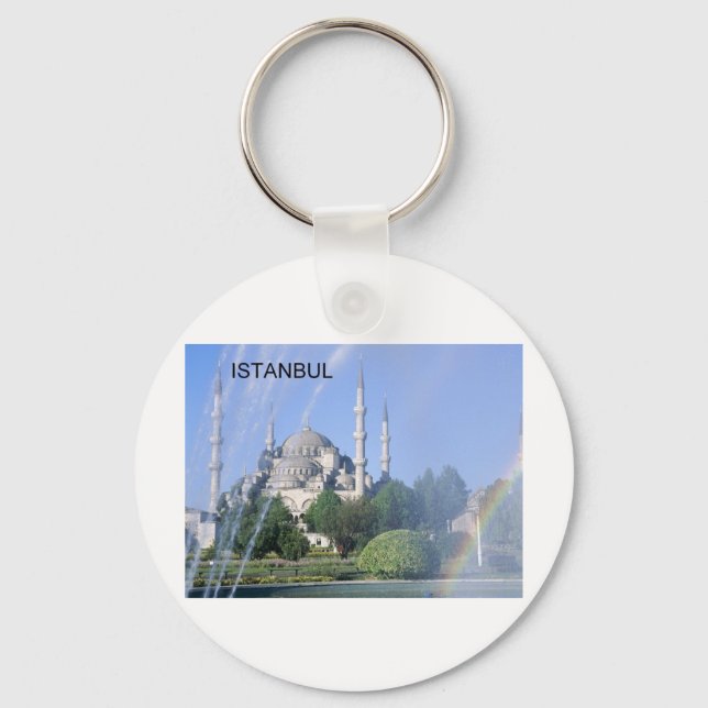 Turkey Istanbul Blue Mosque (St.K) Key Ring (Front)