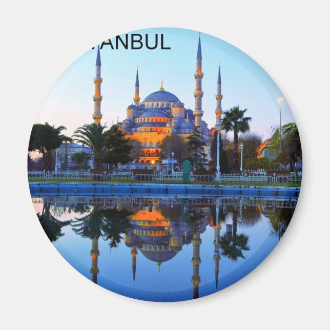 Turkey Istanbul Blue Mosque (St.K) Magnet (Front)