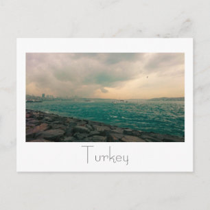 Turkey Istanbul Cityscape The Bosphorus Postcard