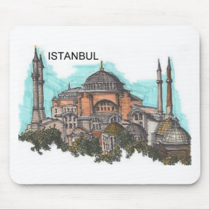 Turkey Istanbul Hagia Sophia (by St.K) Mouse Mat