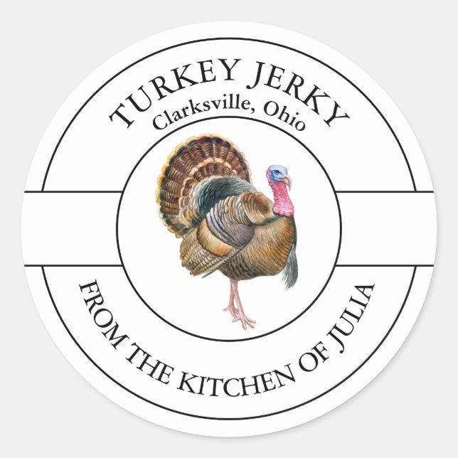 Turkey Jerky Label (Front)