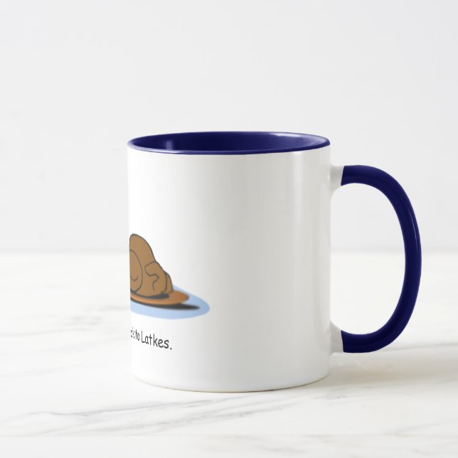 Turkey Latkes Mug (Right)