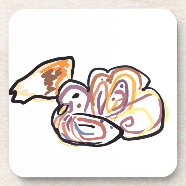 Turkey love it coaster (Front)