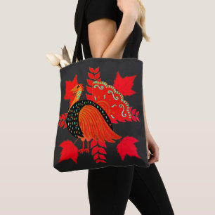 Turkey Maple Leaves Thanksgiving Women's  Tote Bag