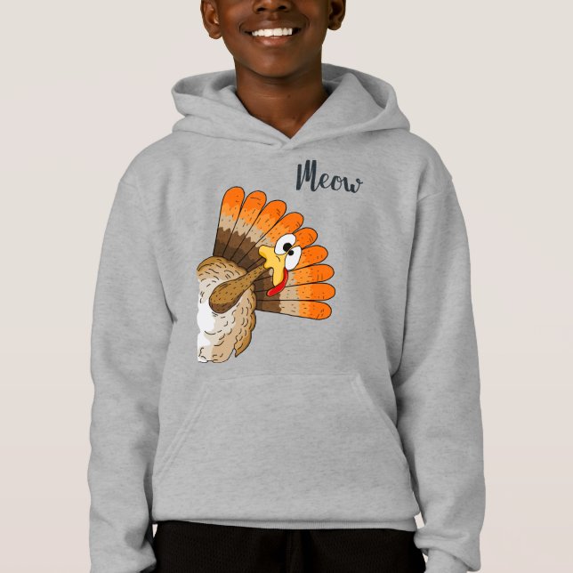 Turkey Meow Hoodie (Front)