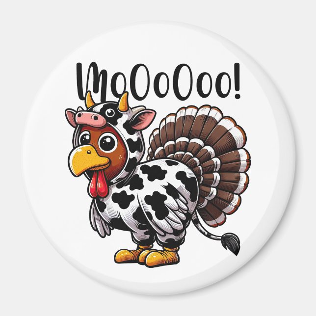 Turkey Moo Magnet (Front)