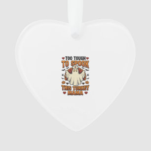 Turkey Mum Halloween Shirt with Vintage Nurse Ghos Ornament